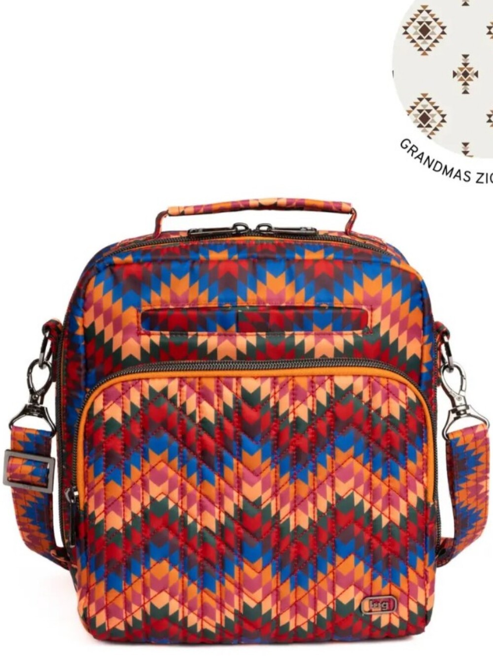 Lug x Mary D Collection Ranger Bag in Bargello Mountains Multi